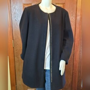 Nine West Black Women's Cape Jacket.